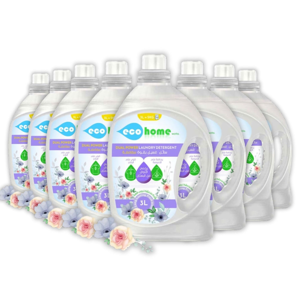 Offer 8 Ecohome Liquid Laundry detergent 3L