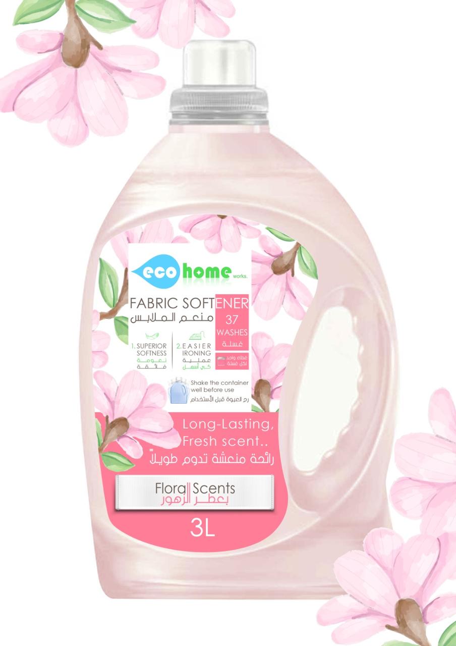 Ecohome Fabric softener 3L Floral Scents