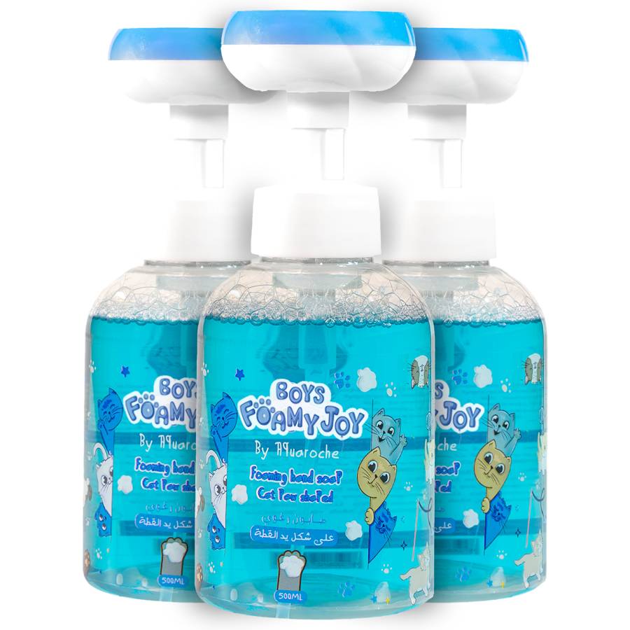 Offer 3 Foamy Joy Hand Foam for boys 500ml